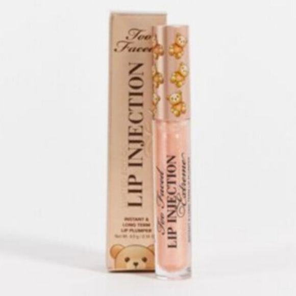 🌼SALE! 2/$45 Too Faced Lip Plumping Extreme Teddy Bear Gloss in Bee Sting - Picture 7 of 12